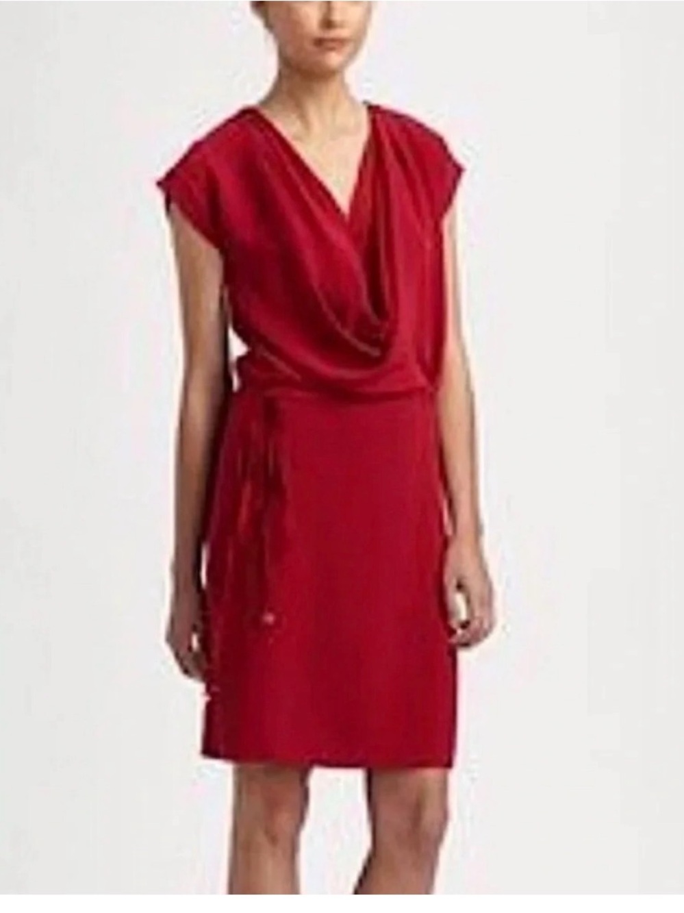Diane Von Furstenberg Reara Cowl Neck Dress